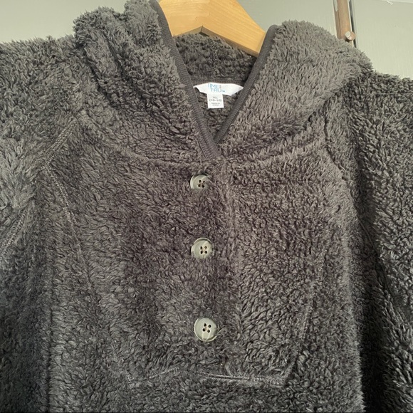 Black Sherpa Pullover Hoodie NWT - Picture 7 of 12